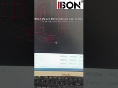 Perfekte Linienziehung und Deformationskorrektur für die Schuh-Oberöffnung