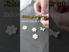 Kinder-Schuh-Leder-Schneidemaschine ohne schwarze, saubere, glatte Kanten