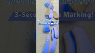 Automatische Einlegesohlen-Markierungsmaschine – 40.000 Stück/Tag | Schneller und präziser Druck von Schuheinlagen