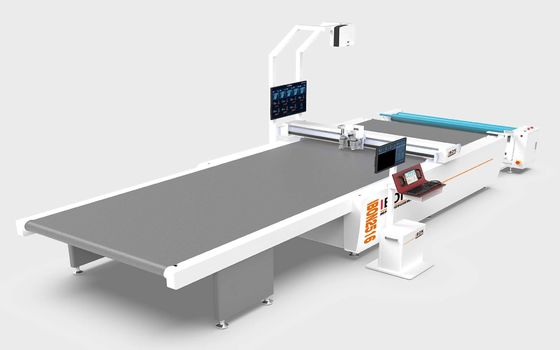 Guter Preis IB1650 11kW Automatische Garment-Schneidemaschine mit 1600*5000mm Arbeitsbereich und CE-Zertifizierung Online